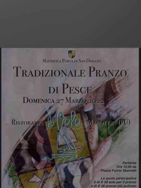 Tradizionale Pranzo di pesce Porta San Donato 