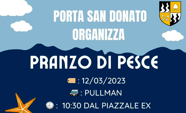 Tradizionale Pranzo di pesce Porta San Donato